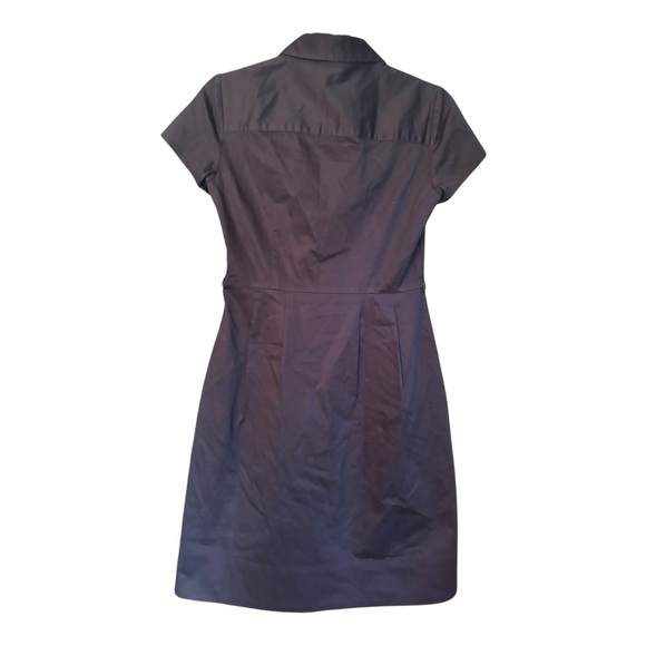 Banana Republic Classic Black Shirt Dress Size 4 - Picture 3 of 8